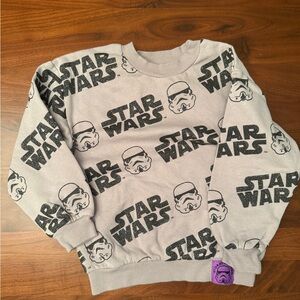 H&M Gray Star Wars Kids Sweatshirt